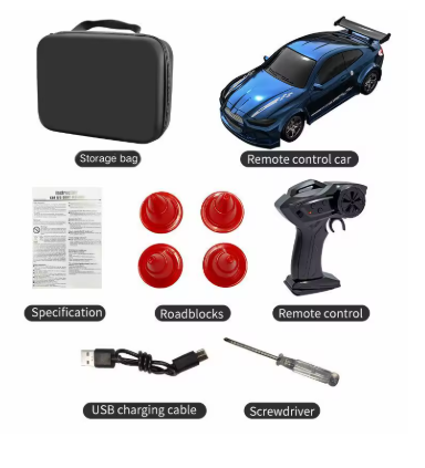 4WD Drift RC Car – Remote Control Racing Car (1:64 Scale)