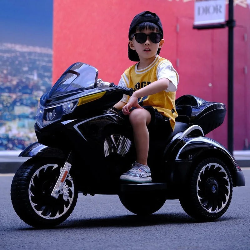 Kids Electric Tricycle Ride-On Motorcycle (Ages 3-12)