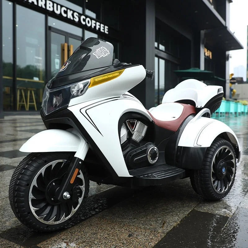 Kids Electric Tricycle Ride-On Motorcycle (Ages 3-12)