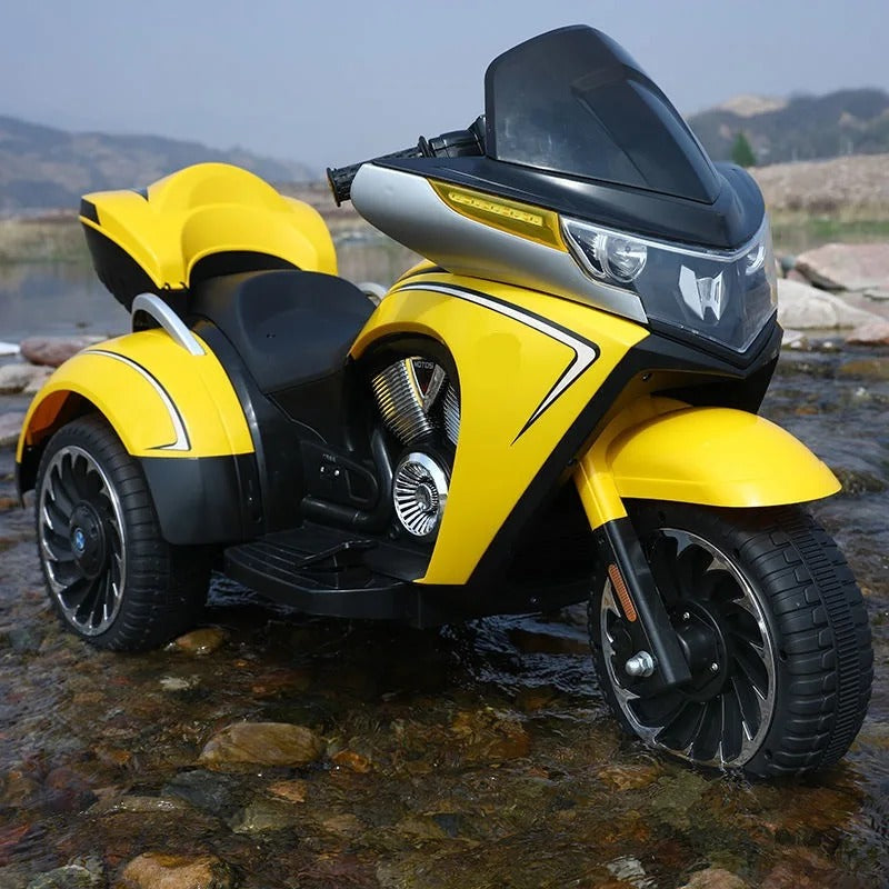 Kids Electric Tricycle Ride-On Motorcycle (Ages 3-12)