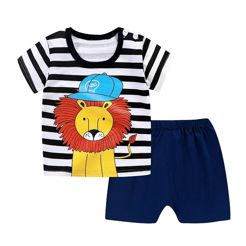 Winnie Pooh Cute Children Summer Clothing