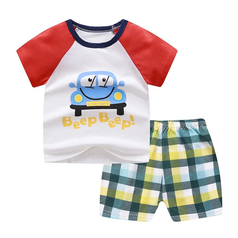 Winnie Pooh Cute Children Summer Clothing