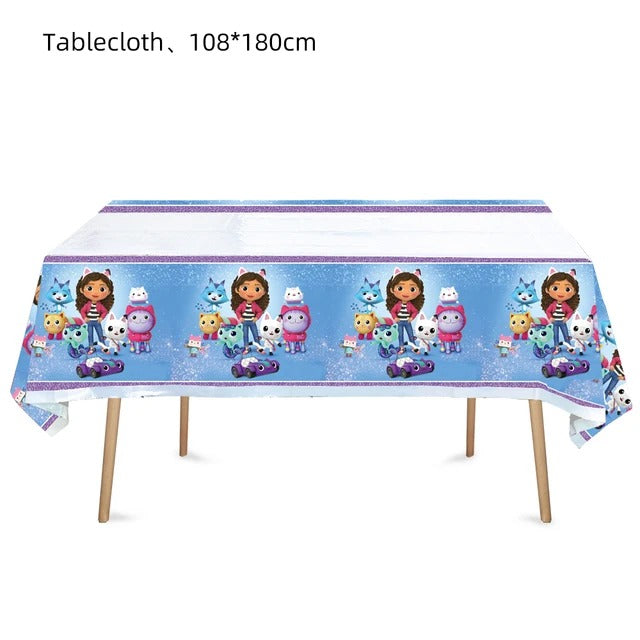 Gabby's Dollhouse Birthday Party Decoration Set