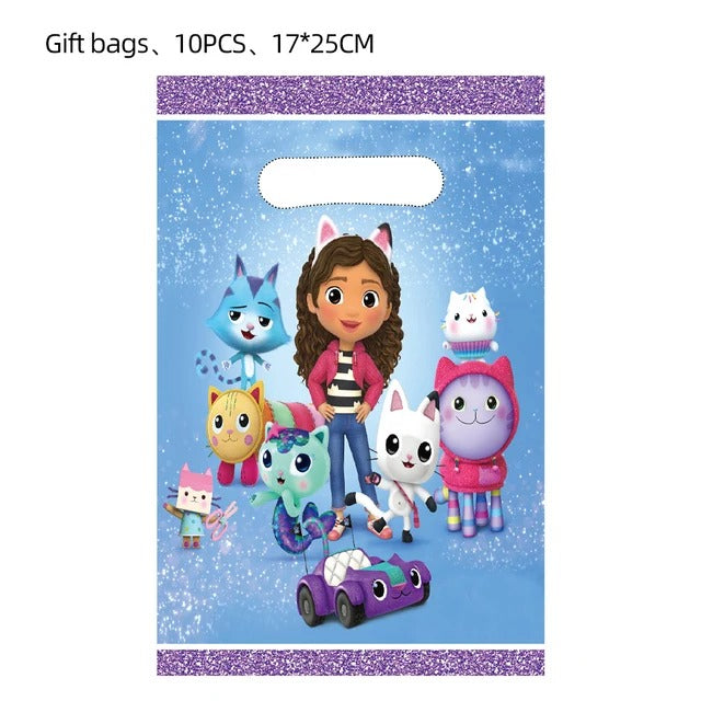 Gabby's Dollhouse Birthday Party Decoration Set