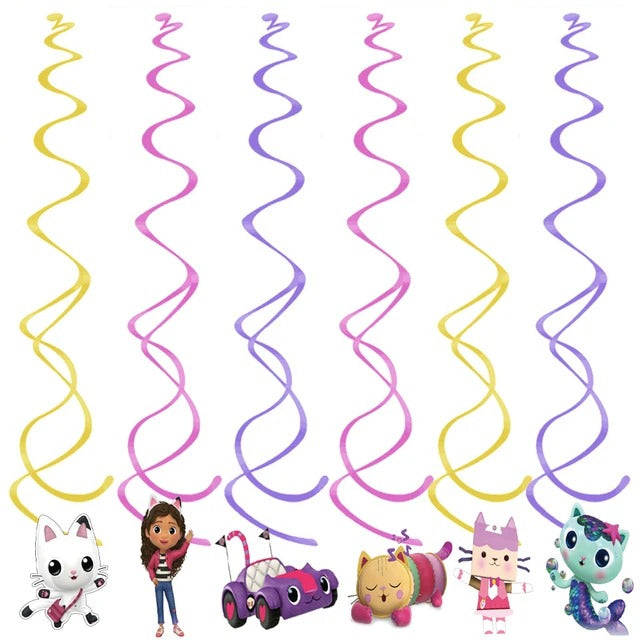 Gabby's Dollhouse Birthday Party Decoration Set