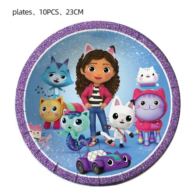 Gabby's Dollhouse Birthday Party Decoration Set
