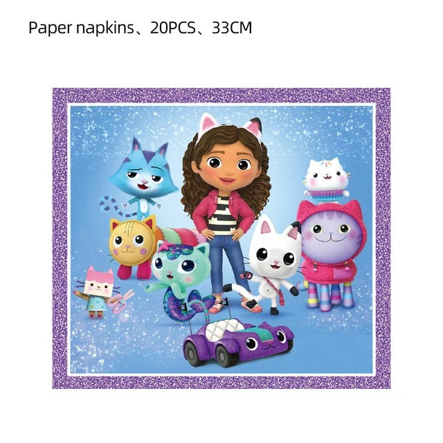 Gabby's Dollhouse Birthday Party Decoration Set