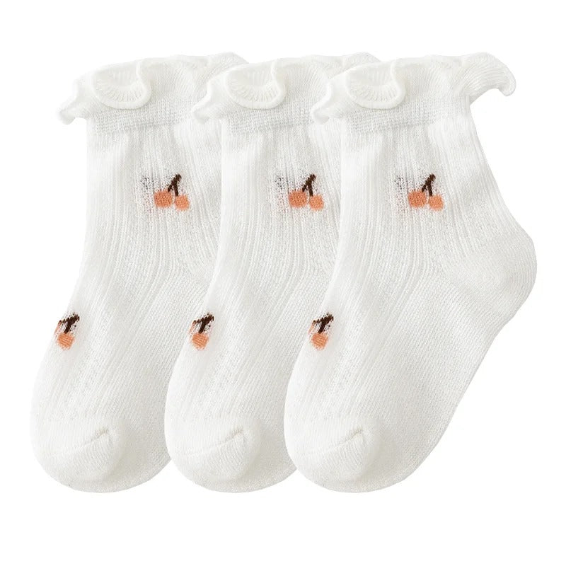 Newborn Baby Socks – Summer Thin 3-Pack